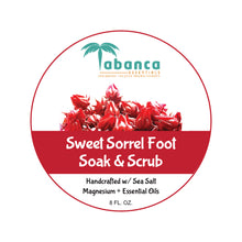 Load image into Gallery viewer, Sweet Sorrel Foot Soak & Scrub (8 fl oz)